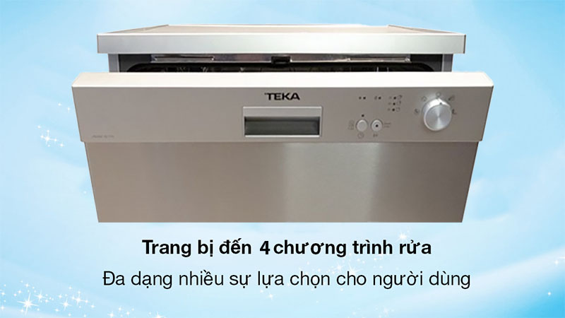4 chương trình rửa của Máy rửa bát Teka LP8 650 SS TTH