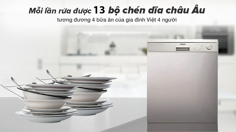 Công suất rửa của Máy rửa bát Teka LP8 650 SS TTH