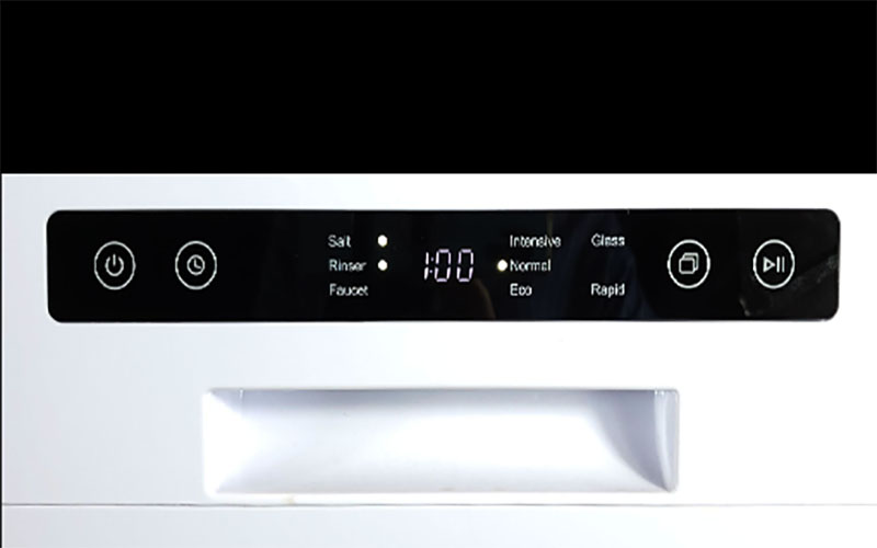 Bảng điều khiển của Máy rửa bát Texgio TG-DT2022A