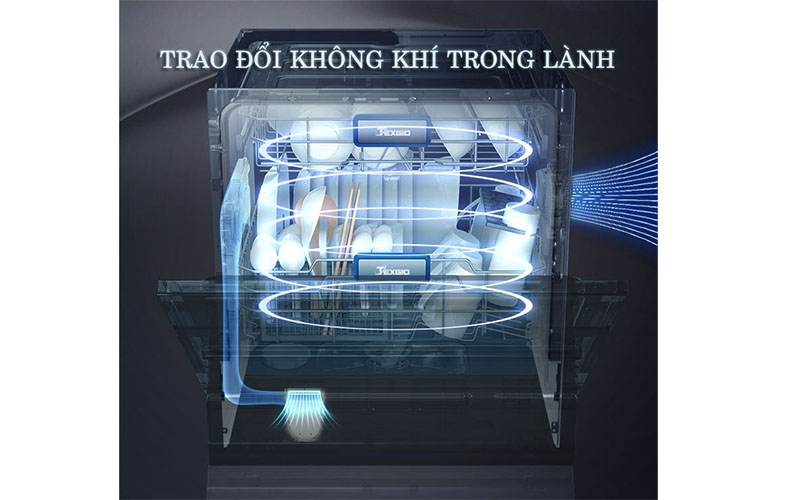 Máy rửa bát Texgio TGWF68GB