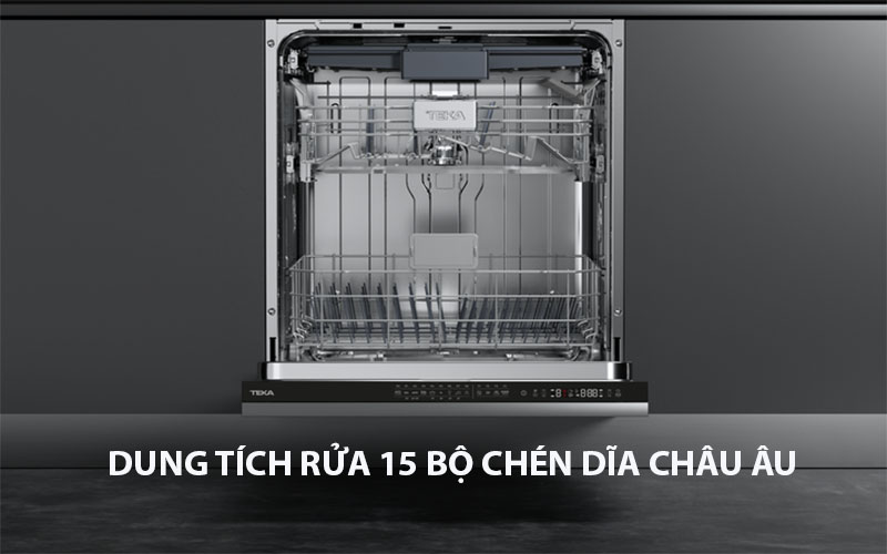 Dung tích rửa của Máy rửa bát âm toàn phần Teka DFI 76950