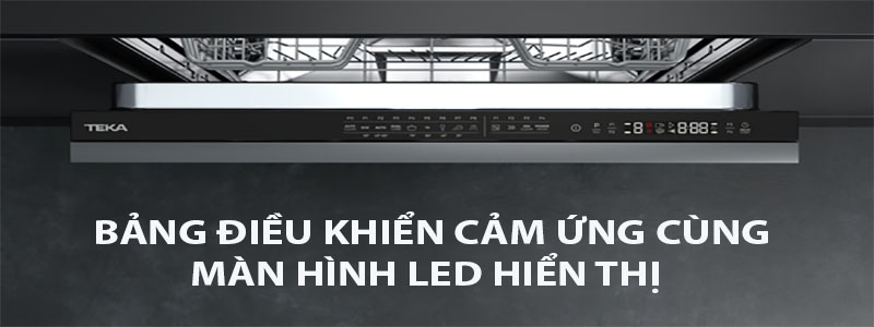 Bảng điều khiển của Máy rửa bát âm toàn phần Teka DFI 76950