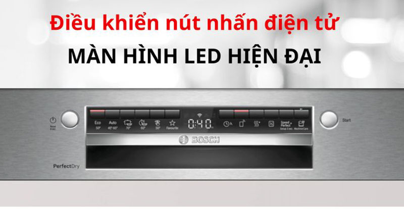 Máy rửa chén âm tủ Bosch SMI6YCS02E - Hàng chính hãng