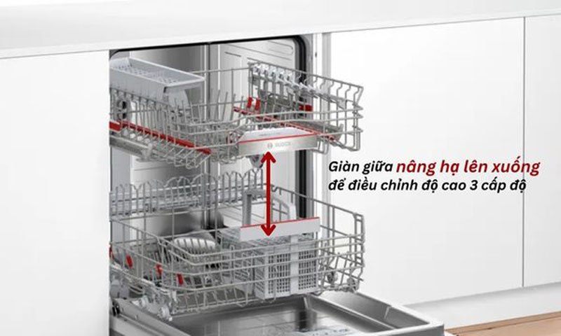 Giàn đựng đồ dùng có thể điều chỉnh lên xuống linh hoạt
