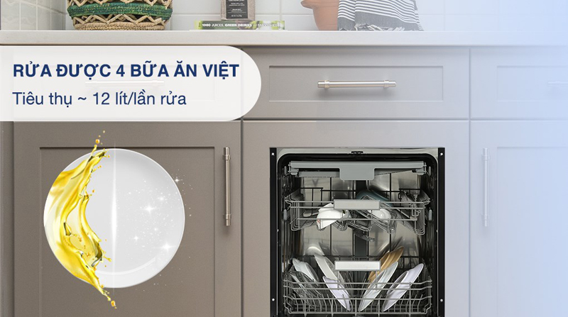 Máy rửa bát Hafele HDW-SI60AB 538.21.320 - Hàng chính hãng
