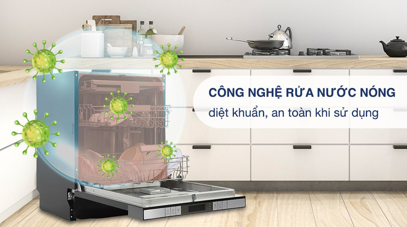 Máy rửa bát Hafele HDW-SI60AB 538.21.320 - Hàng chính hãng