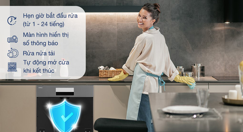 Máy rửa bát Hafele HDW-SI60AB 538.21.320 - Hàng chính hãng