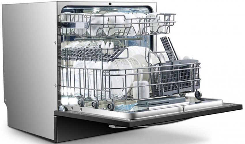 Thiết kế giá rửa của Máy rửa bát âm tủ Kaff KF-BISW800