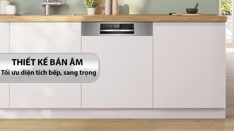Máy rửa bát bán âm Bosch SMI6ZCS16E - Hàng chính hãng