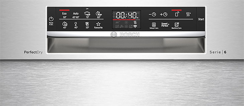 Máy rửa bát bán âm Bosch SMU6ZCS52S - Hàng chính hãng