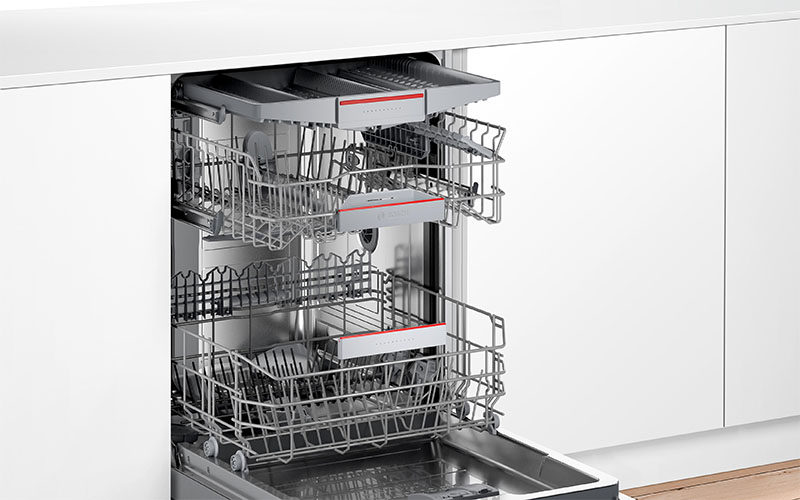 Máy rửa bát bán âm Bosch SMU6ZCS52S - Hàng chính hãng