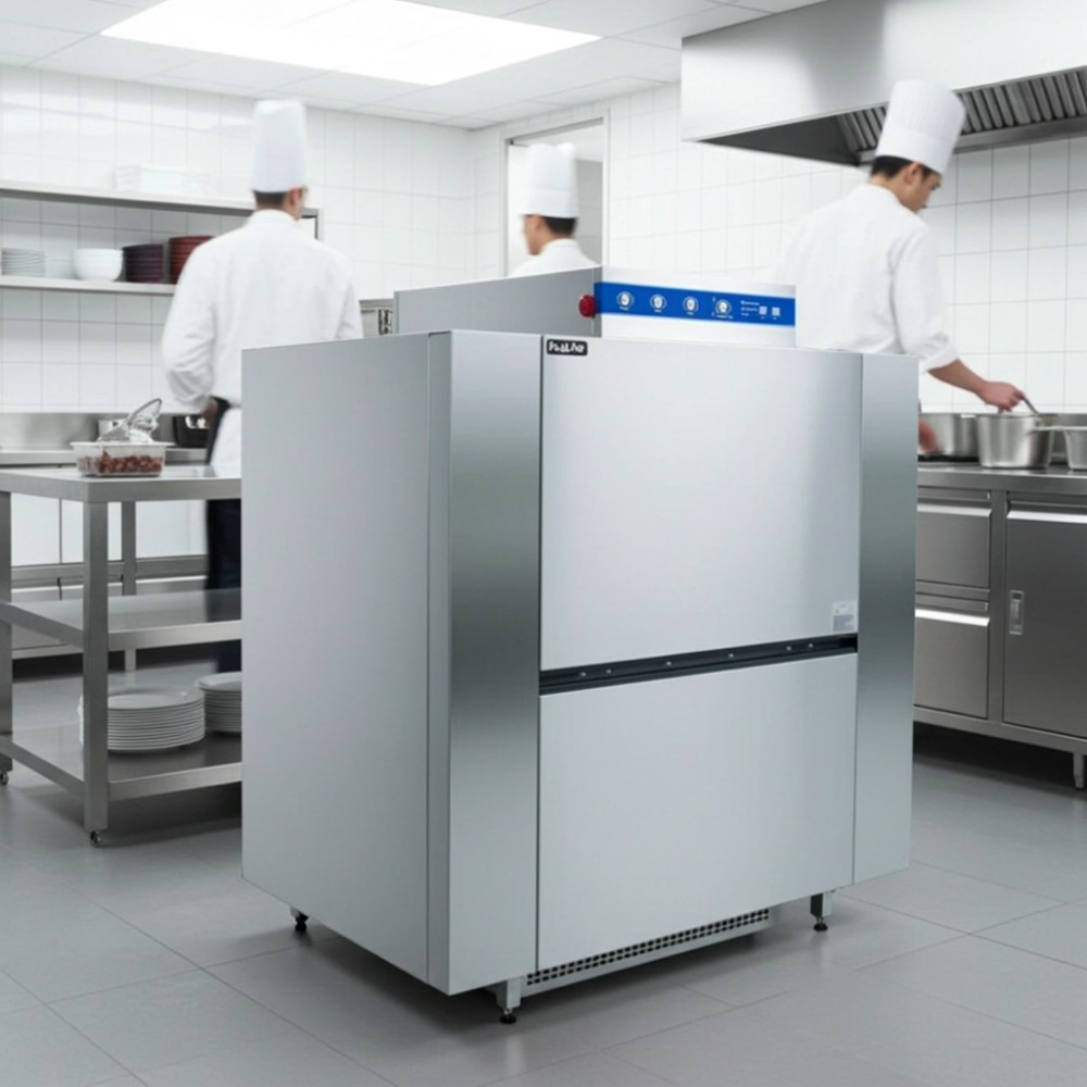 Máy rửa bát băng chuyền Fuji Air FJ200RC - Hàng chính hãng