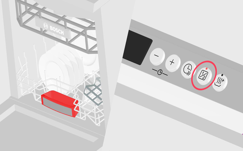 Có 6 chương trình rửa thông thường và 4 chức năng bổ sung