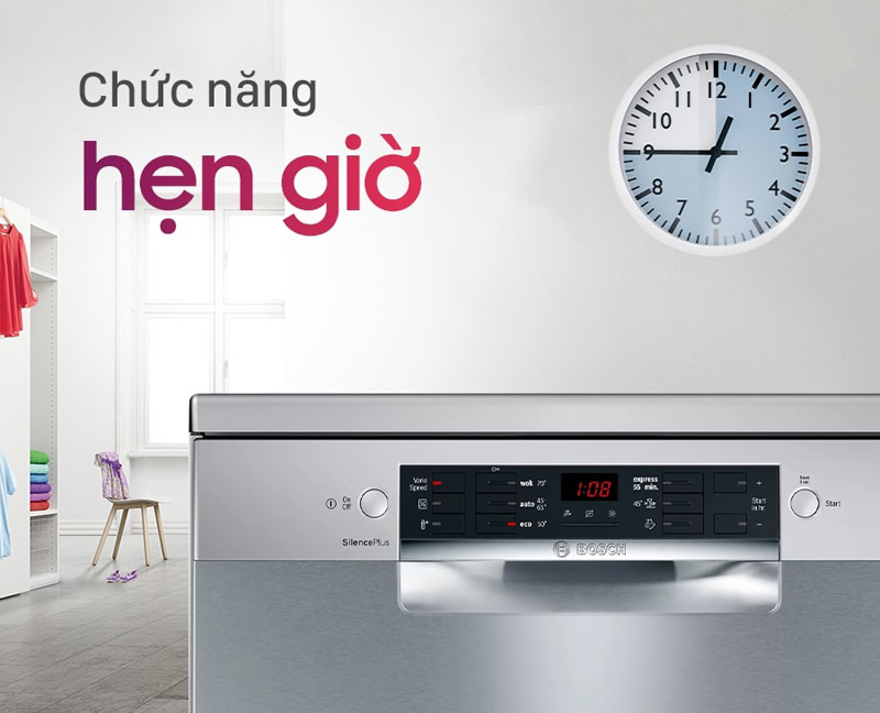 Chế độ hẹn giờ lên tới 24 tiếng đồng hồ