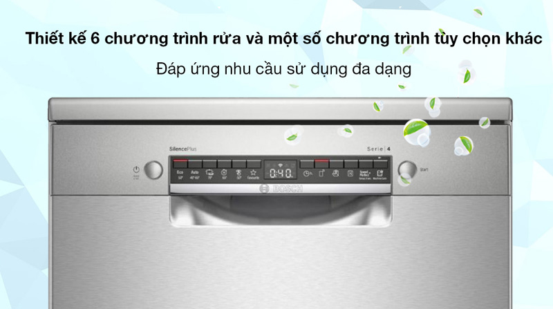 Máy rửa chén độc lập Bosch SMS4EVI14E - Hàng chính hãng