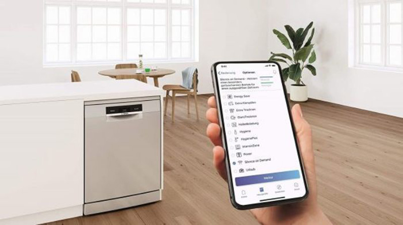 Điều khiển chức năng và chương trình máy thông qua điện thoại thông qua ứng dụng Home Connect