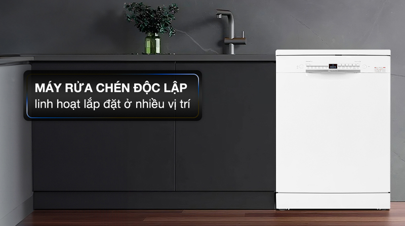 Máy rửa bát 13 bộ độc lập Bosch SMS4HAW48E - Hàng chính hãng