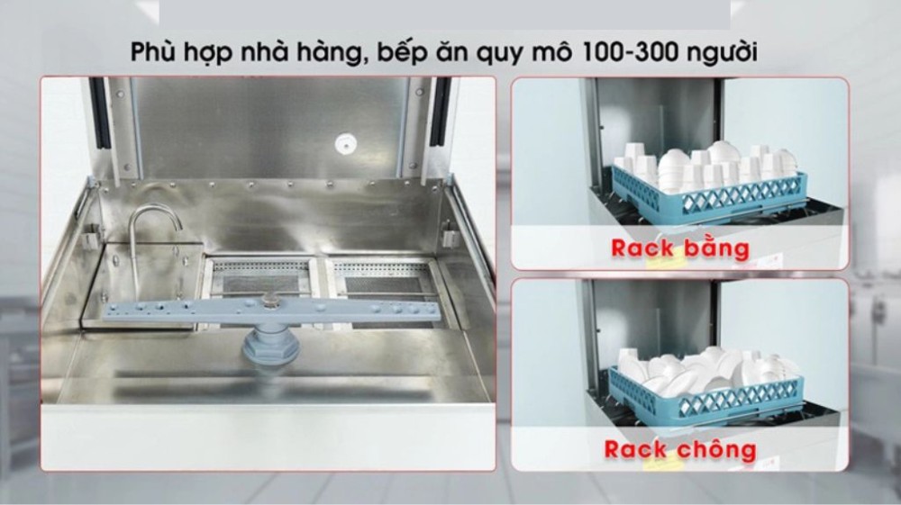 Máy rửa bát công nghiệp Turbo Gold TG-DW3060P - Hàng chính hãng