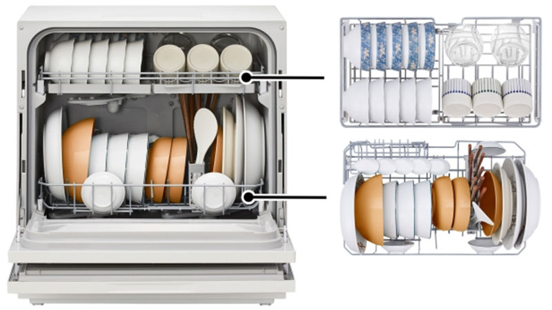 Máy rửa bát để bàn Panasonic NP-TH1WEVN - Hàng chính hãng