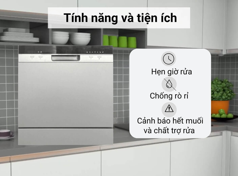 Máy rửa bát để bàn Electrolux EFC3862MS - Hàng chính hãng
