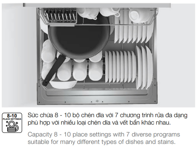 Máy rửa chén để bàn Hafele HDW-T5531B 538.21.350 - Hàng chính hãng