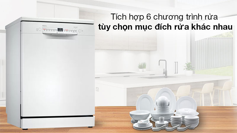 Máy rửa bát độc lập Bosch SMS2IVW01P - Hàng chính hãng