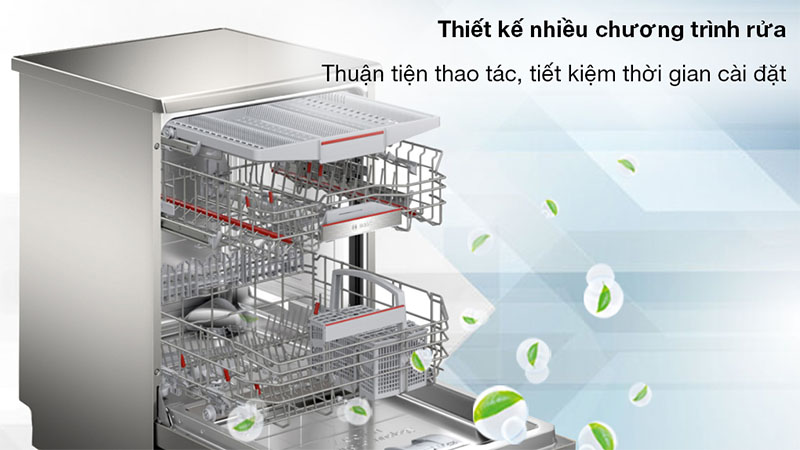 Máy rửa chén độc lập Bosch SMS6ZCI37Q - Hàng chính hãng