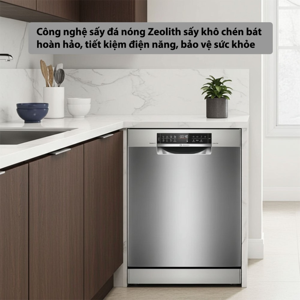 Máy rửa bát độc lập Bosch SMS6ZCI85M serie 6 - Hàng chính hãng