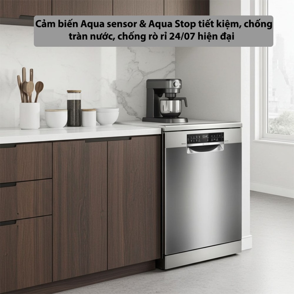 Máy rửa bát độc lập Bosch SMS6ZCI85M serie 6 - Hàng chính hãng