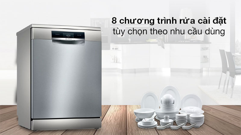 Máy rửa chén độc lập Bosch SMS8YCI01E - Hàng chính hãng