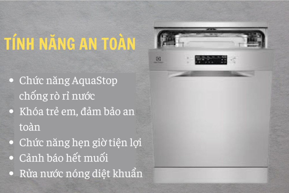 Máy rửa chén độc lập Electrolux ESA47200SX - Hàng chính hãng
