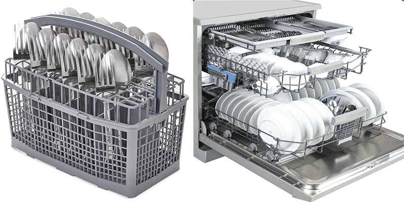 Giàn rửa của Máy rửa bát độc lập Eurosun SMS80EU16E