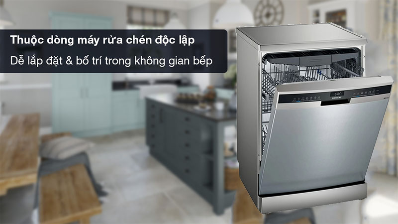 Máy rửa bát độc lập Siemens SN23EI14CE IQ300 - Hàng chính hãng