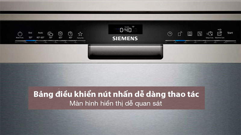 Máy rửa bát độc lập Siemens SN23EI14CE IQ300 - Hàng chính hãng