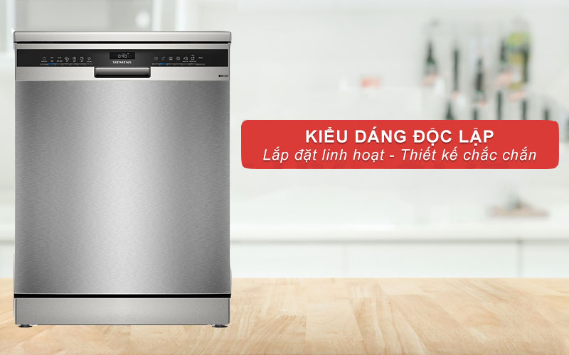 Máy rửa bát độc lập Siemens SN23EI26CE IQ300 - Hàng chính hãng