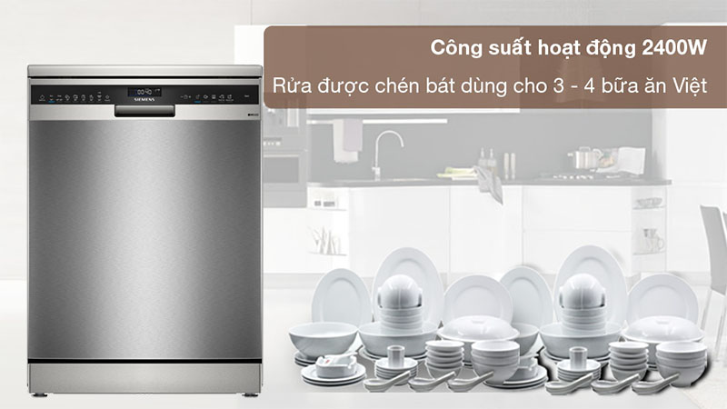 Máy rửa bát độc lập Siemens SN25ZI49CE iQ500 - Hàng chính hãng