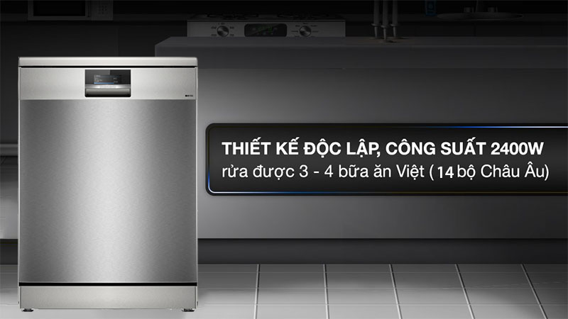 Máy rửa bát độc lập Siemens SN27YI01CE iQ700 - Hàng chính hãng