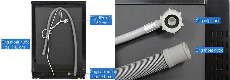 Máy rửa bát độc lập Spelier SP-15-DW-NX-BLACK - Hàng chính hãng