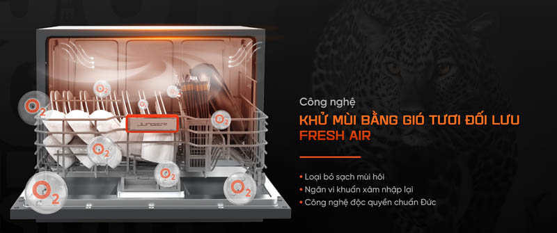 Máy rửa bát Junger DWJ-063 - Hàng chính hãng