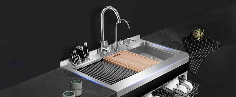 Máy rửa bát tích hợp bồn rửa Nagakawa NK10D10M - Hàng chính hãng