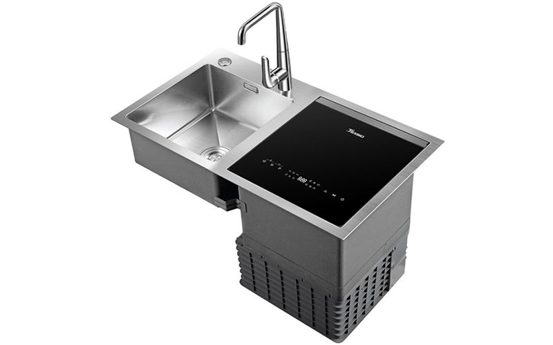 Máy rửa bát kết hợp chậu rửa Texgio TGWFS64B