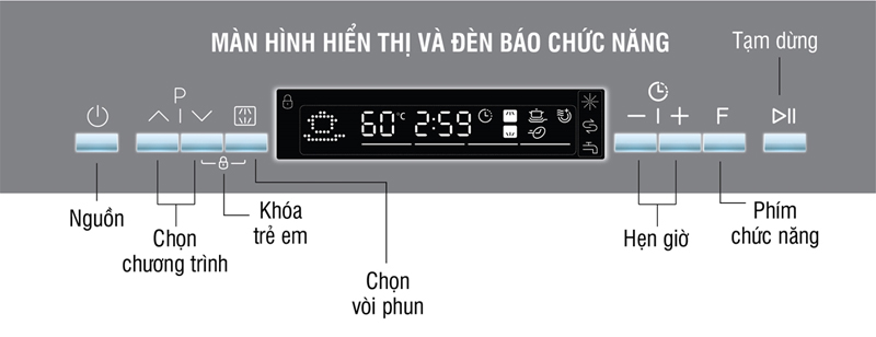 Máy rửa bát Kocher KDEU-8835 - Hàng chính hãng
