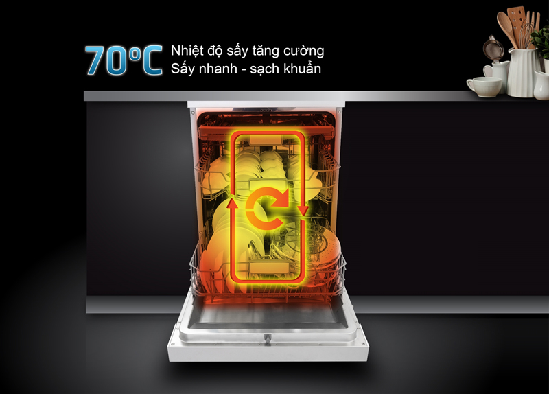 Máy rửa bát Kocher KDEU-8835 - Hàng chính hãng