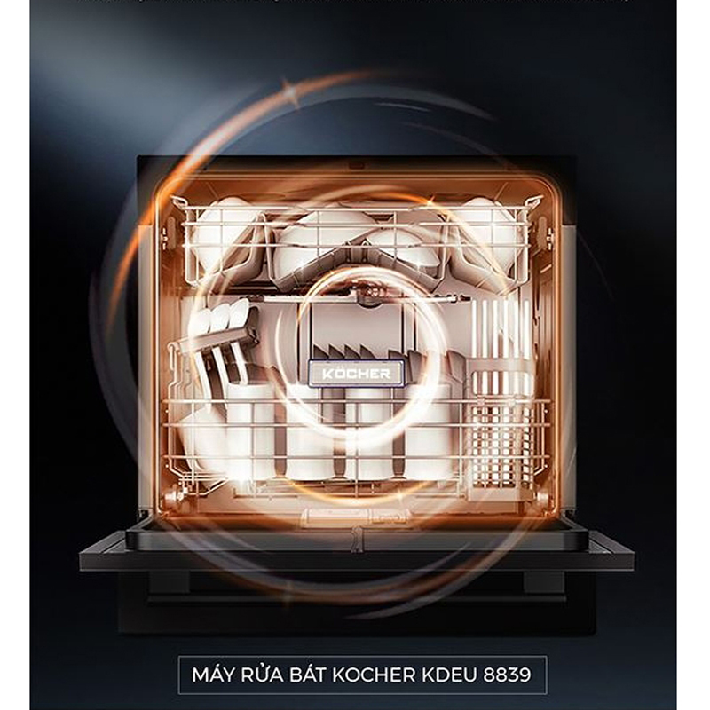 Máy rửa bát Kocher KDEU-8839 - Hàng chính hãng