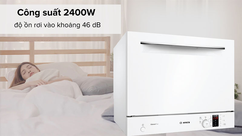 Máy rửa bát mini Bosch SKS62E32EU - Hàng chính hãng