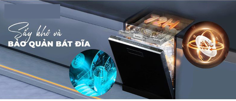 Máy rửa bát Nagakawa NK15D05M - Hàng chính hãng