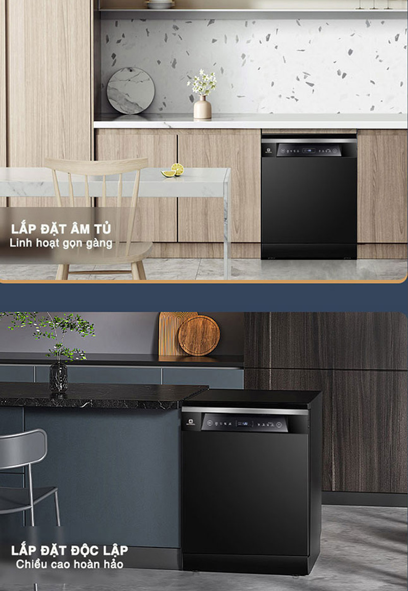 Máy rửa bát Richborn RDP6080SPB - Hàng chính hãng