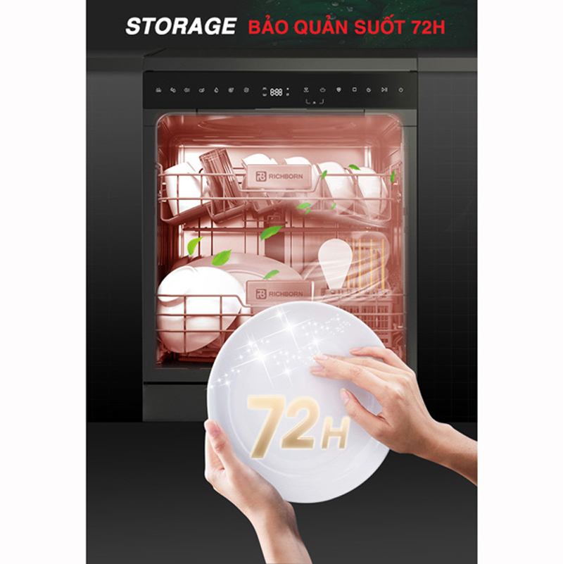 Máy rửa bát Richborn RDP6085SKB/S - Hàng chính hãng