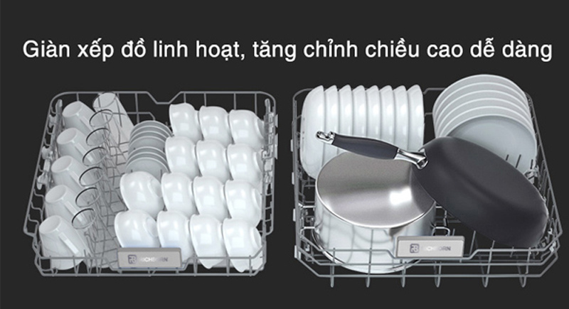 Máy rửa bát Richborn RDP6085SKB/S - Hàng chính hãng