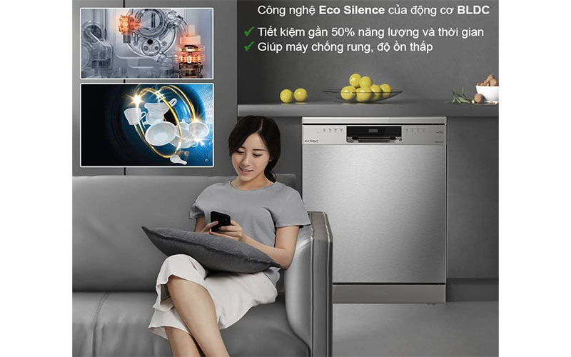 Công nghệ của Máy rửa bát Eurosun SMS78EU12ES